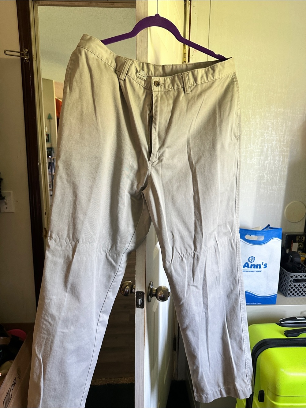Haggar Men's Khaki Chinos - Light Beige